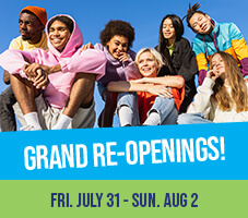 July 31st Two-Store Grand Re-Openings Extravaganza!